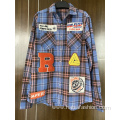 Oversize Newly 100% Cotton Men's Plaid Shirt